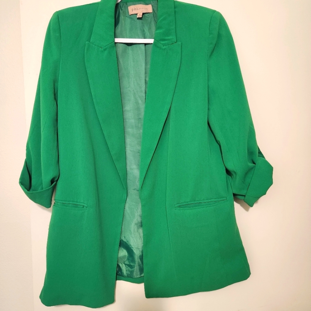 Philosophy green blazer